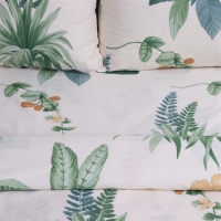 Постельное бельё LoveLife евро "Тропики" 200х217см, 225х240см, 50х70см-2шт, хлопок, сатин, 125г/м&sup2;