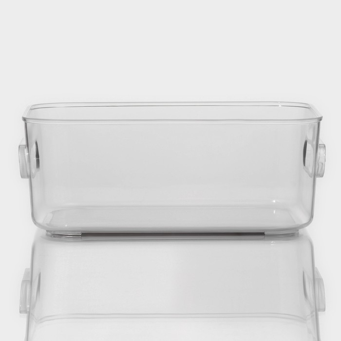 Контейнер для хранения LaDо́m, 19,5&times;14&times;7,5 см, цвет прозрачный