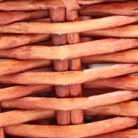 Набор корзин плетеных, 38x30xH14/35см, 33х25xH12.5/30см, 28х20x11/H25 см, 3 шт, ива