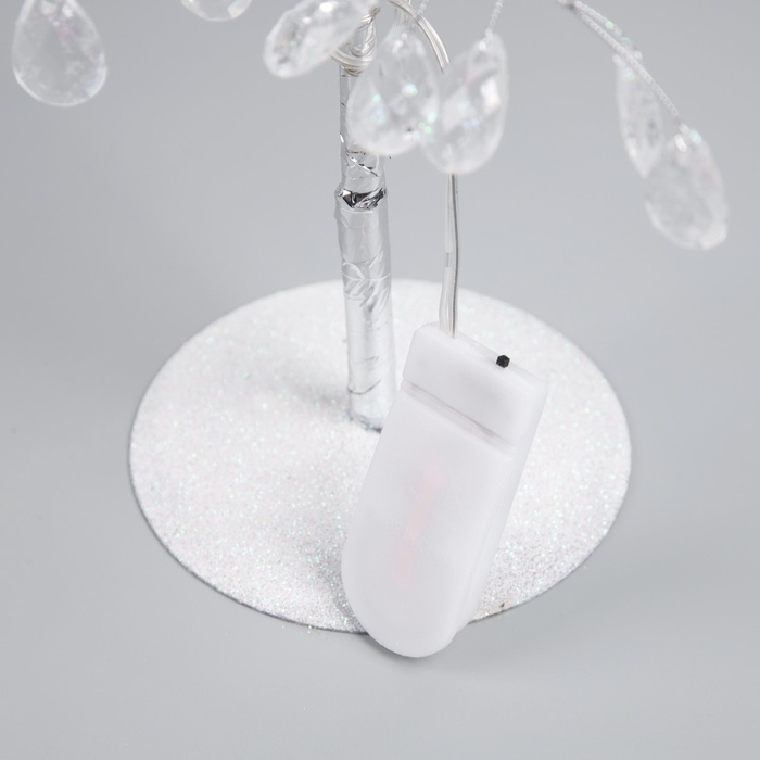 Светодиодный куст &laquo;Лепестки&raquo; 35 &times; 26 &times; 3 см, 10 LED, постоянное свечение, от батареек CR2032х2 (в комплекте), свечение тёплое белое