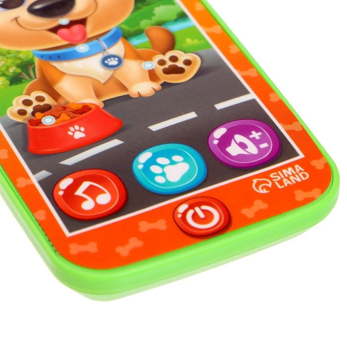 Музыкальный телефон &laquo;Щеночек&raquo;, звук