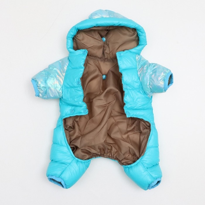 Комбинезон "Эфир", размер 18 (ДС 40, ОГ 50, ОШ 38 см), голубой