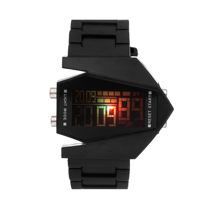 Часы наручные электронные с силиконовым ремешком Часы наручные электронные с силиконовым ремешком