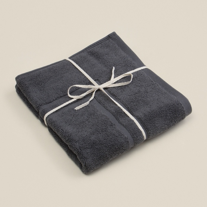 Коврик махровый SL HOME: Basic Коврик махровый SL HOME: Basic "Гри Сандре" 50х70 см, 100% хлопок, 730 г/м2