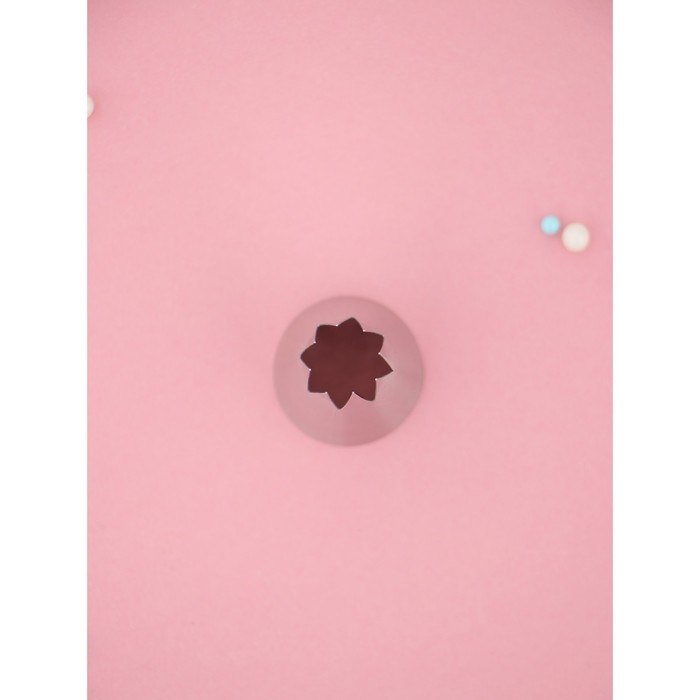 Насадка кондитерская KONFINETTA &laquo;Открытая звезда&raquo;, d=3,3 см, выход 1,3 см, нержавеющая сталь