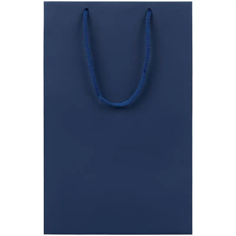 Пакет бумажный Porta S, вертикальный, темно-синий