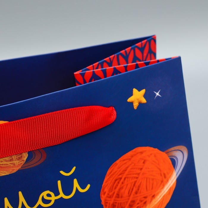 Пакет подарочный ламинированный вертикальный, упаковка, &laquo;Бабушке&raquo;, ML 27 х 23 х 11,5 см