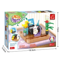 Конструктор Весна &laquo;Кабинет и зверята&raquo;, 69 деталей