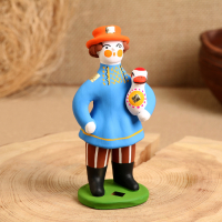 Дымковская игрушка &laquo;Мужик с подарком&raquo;, микс