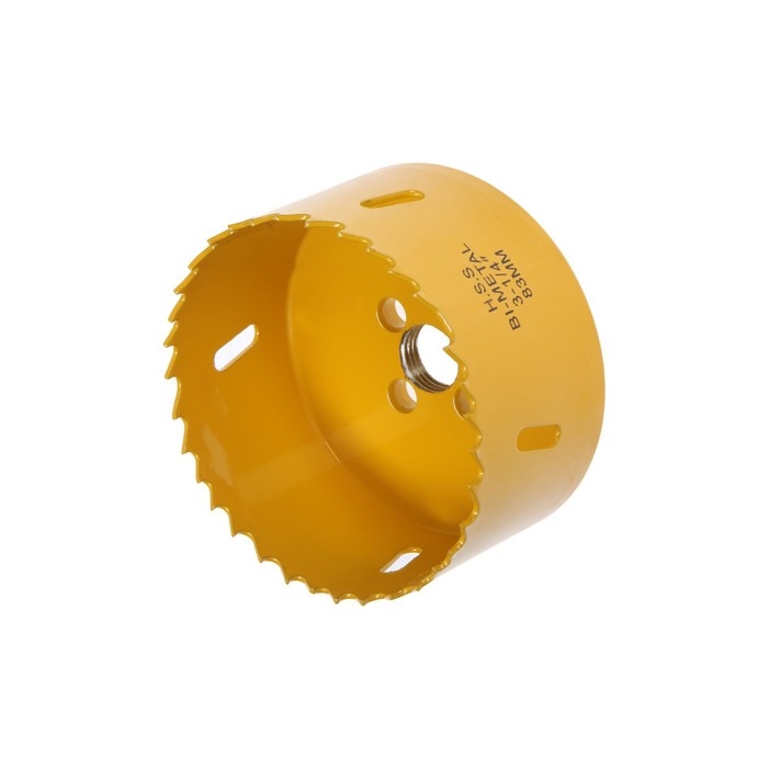 Коронка биметаллическая ТУНДРА, 83 мм, M16 с дополнительной фиксацией Коронка биметаллическая ТУНДРА, 83 мм, M16 с дополнительной фиксацией