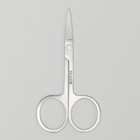 Ножницы маникюрные, прямые, узкие, 9 см, цвет серебристый Ножницы маникюрные, прямые, узкие, 9 см, цвет серебристый