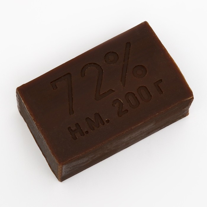 Мыло хозяйственное 72%,тёмное 200 г Мыло хозяйственное 72%,тёмное 200 г