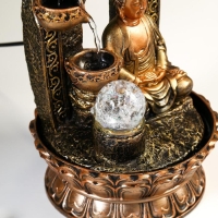 Фонтан настольный от сети, подсветка "Будда в арке с водопадом" 30х21х21 см Фонтан настольный от сети, подсветка "Будда в арке с водопадом" 30х21х21 см