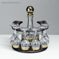 Мини-бар 7 предметов подкова, Вдохновение 500 мл/ 60 мл Мини-бар 7 предметов подкова, Вдохновение 500 мл/ 60 мл