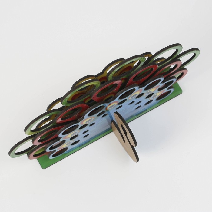 Органайзер для канцелярии, настольный &laquo;Павлин&raquo; 246х167х27 мм