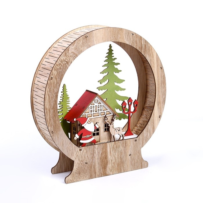 Декор с подсветкой «Новогодняя сказка» 22,5 × 21 × 5 см Декор с подсветкой «Новогодняя сказка» 22,5 × 21 × 5 см