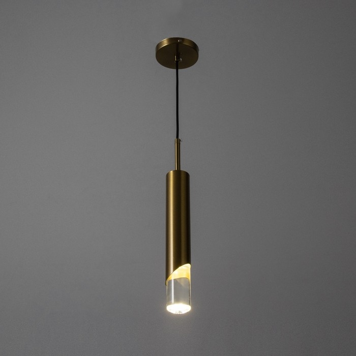 Светильник BayerLux Подвес BayerLuxной "Комус" LED 6Вт 4000К золото 5х5х30-230см