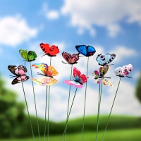 Штекер "Бабочка Винсетти "6х7см/25см, набор 10шт, МИКС Штекер "Бабочка Винсетти "6х7см/25см, набор 10шт, МИКС