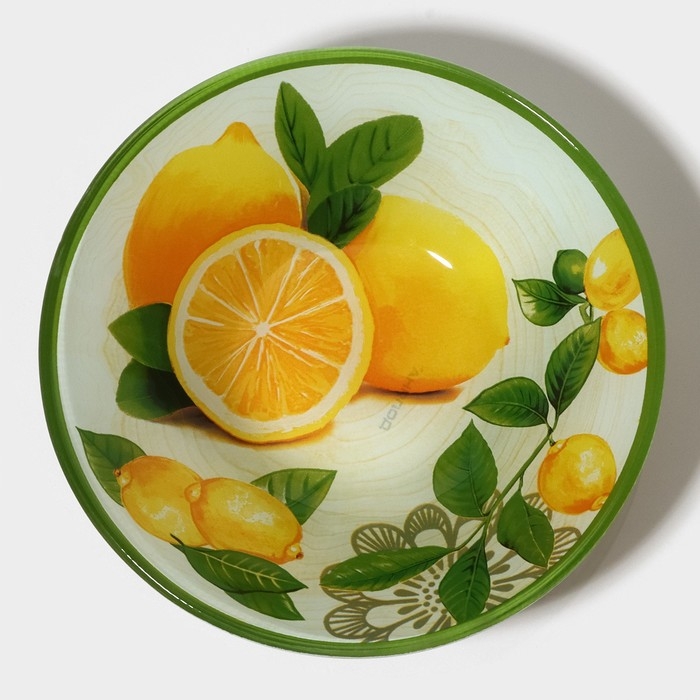 Салатник стеклянный Доляна &laquo;Дольче&raquo;, 0,6 л, 18&times;4,5 см