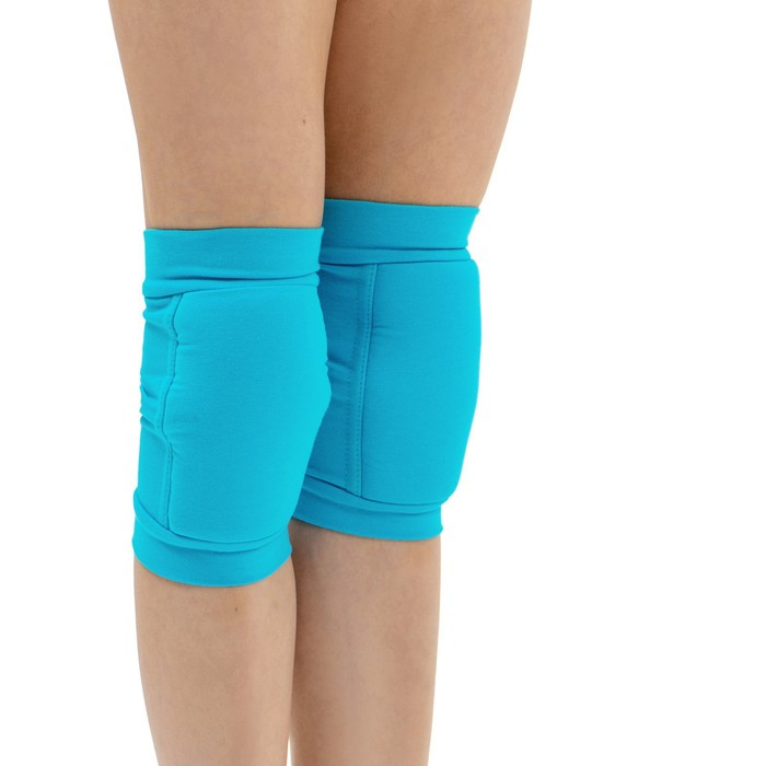 Наколенники для гимнастики и танцев Grace Dance, с уплотнителем, р. M, 11-14 лет, цвет бирюзовый