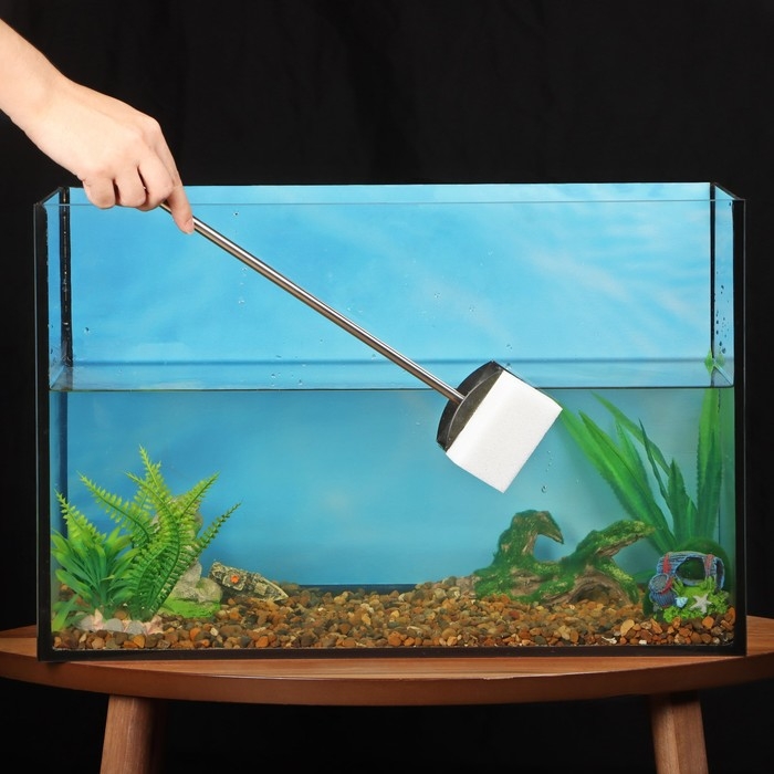 Скребок Скребок "Пижон" с нержавеющей ручкой, длина 50 см, щетка 6 х 8 см