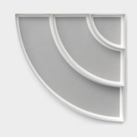 Подставка для специй 3 яруса Griten, угловая, 30×30×8,7 см, цвет белый Подставка для специй 3 яруса Griten, угловая, 30×30×8,7 см, цвет белый