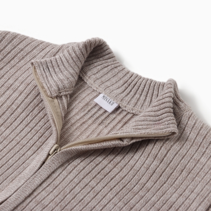 Костюм (кофта и брюки) детский MINAKU, цвет бежевый, рост 134 см