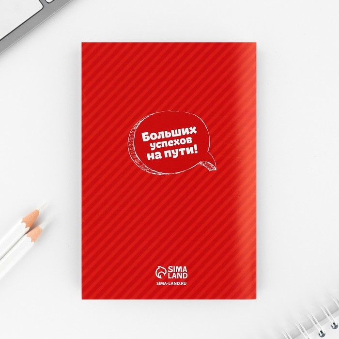 Подарочный набор на выпускной: Блокнот А6, 32л, наклейки и магнитные закладки 2 шт &laquo;Совята&raquo;