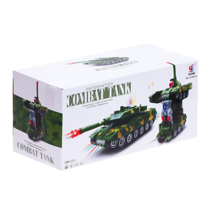 Робот &laquo;Танк&raquo;, трансформируется, световые и звуковые эффекты, работает от батареек