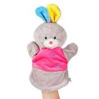 Игрушка на руку &laquo;Зайчик&raquo;, цвет серый