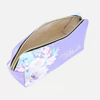 Косметичка на молнии, цвет сиреневый Косметичка на молнии, цвет сиреневый