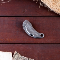 Нож-керамбит "Дракон" 14,5см, клинок 65мм/2мм, серебристый Нож-керамбит "Дракон" 14,5см, клинок 65мм/2мм, серебристый