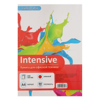 Бумага цветная А4, 100 листов Calligrata Интенсив, красная, 80 г/м² Бумага цветная А4, 100 листов Calligrata Интенсив, красная, 80 г/м²