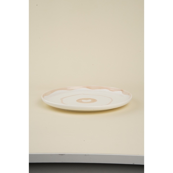 Тарелка фарфоровая обеденная SL Home &laquo;Гато&raquo;, d=28 см, цвет белый