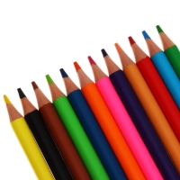 Карандаши 12 цветов "JUMBO" Каляка-Маляка, в тубусе с точилкой, утолщенный грифель, круглый пластиковый корпус Карандаши 12 цветов "JUMBO" Каляка-Маляка, в тубусе с точилкой, утолщенный грифель, круглый пластиковый корпус