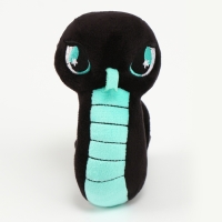 Новый год! Мягкая игрушка &laquo;Змейка&raquo;, чёрно-бирюзовая