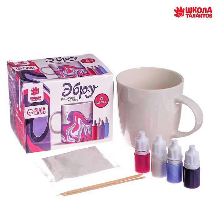 Рисование на воде: эбру «Создай свою кружку» Рисование на воде: эбру «Создай свою кружку»