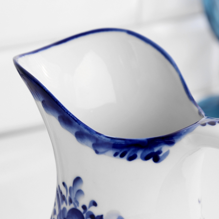 Кувшин «Аннушка», 1,5 л, 20,5 см, , гжель Кувшин «Аннушка», 1,5 л, 20,5 см, , гжель