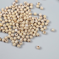 Бусины для творчества пластик "Золотая паутинка" набор 20 гр 0,6х0,6х0,6 см Бусины для творчества пластик "Золотая паутинка" набор 20 гр 0,6х0,6х0,6 см