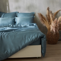 Пододеяльник SL Home Tencel 150*220 см , цв. серо-голубой Пододеяльник SL Home Tencel 150*220 см , цв. серо-голубой