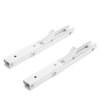 Кронштейн складной для столов и полок ТУНДРА, 2 шт., длина 250 мм, сталь, цвет белый Кронштейн складной для столов и полок ТУНДРА, 2 шт., длина 250 мм, сталь, цвет белый