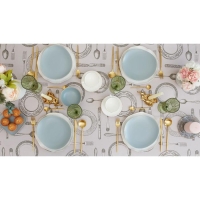 Скатерть Доляна &laquo;Приданое&raquo; 140&times;180 см, 100% п/э