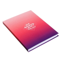 Ежедневник недатированный на сшивке А5 136 листов, интегральная обложка, матовая ламинация "Лавандовый градиент" Ежедневник недатированный на сшивке А5 136 листов, интегральная обложка, матовая ламинация "Лавандовый градиент"