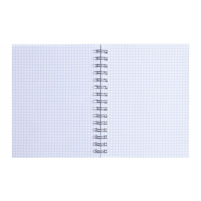 Тетрадь 120 листов в клетку на гребне Pixel, твёрдая обложка, матовая ламинация, выборочный лак, МИКС