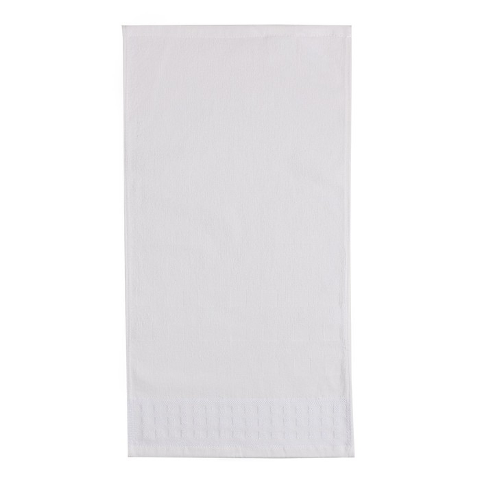 Полотенце махровое LoveLife "Square" 30х60 см, цвет белый, 100% хлопок, 380 гр/м2