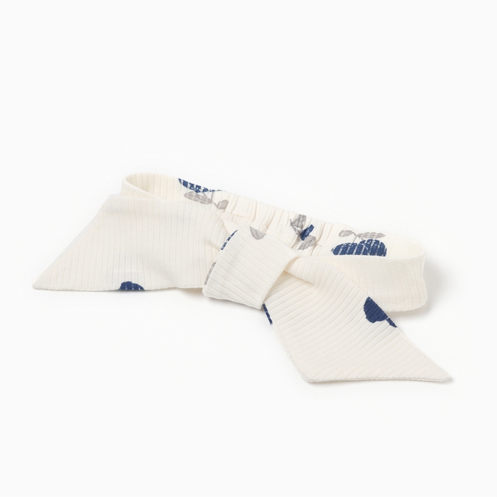 Платье и повязка Крошка Я Blueberry  р. 62-68, молочный