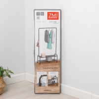 Стойка для одежды «Валенсия 32М», 91,5×30×162 см, цвет чёрный Стойка для одежды «Валенсия 32М», 91,5×30×162 см, цвет чёрный