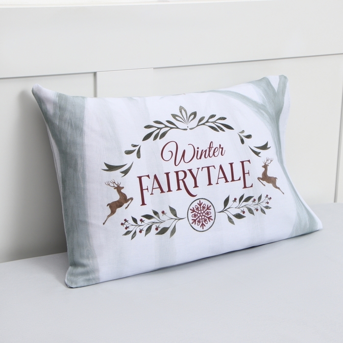 Комплект постельного белья Комплект постельного белья "Этель" 1,5 сп Зимой в берлоге 143х215 см, 150х214 см, 50х70 см -1 шт, 100 % хлопок