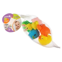 Набор резиновых игрушек для ванны &laquo;Малыши&raquo;, с пищалкой, 6 шт, цвет МИКС, Крошка Я