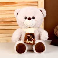 Мягкая игрушка &laquo;Мишутка в шарфе&raquo;, 25 см, цвета МИКС